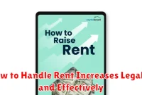How to Handle Rent Increases Legally and Effectively
