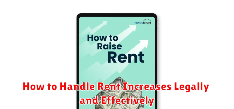 How to Handle Rent Increases Legally and Effectively