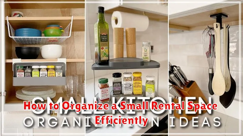How to Organize a Small Rental Space Efficiently