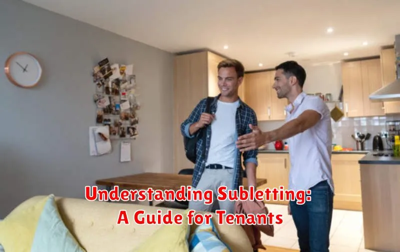 Understanding Subletting: A Guide for Tenants