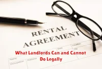 What Landlords Can and Cannot Do Legally