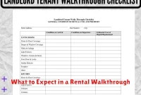 What to Expect in a Rental Walkthrough